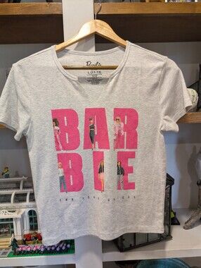 Barbie Graphic Own Your Unique Juniors Large (11-13) T-shirt